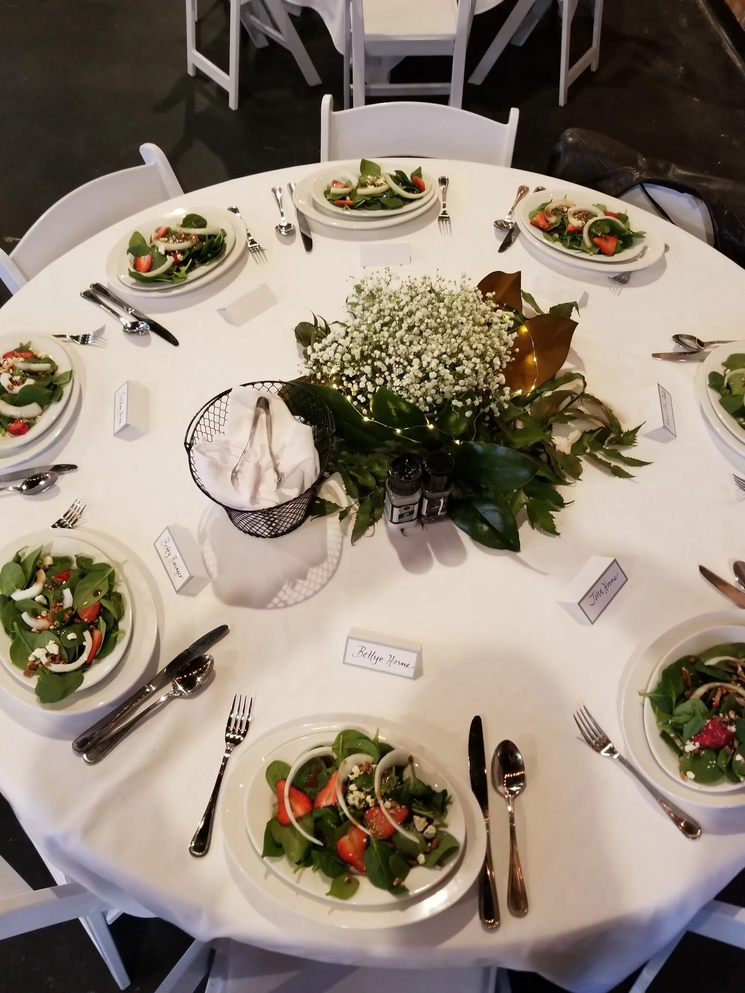 Guests gathering for a special occasion at the historic Train Depot