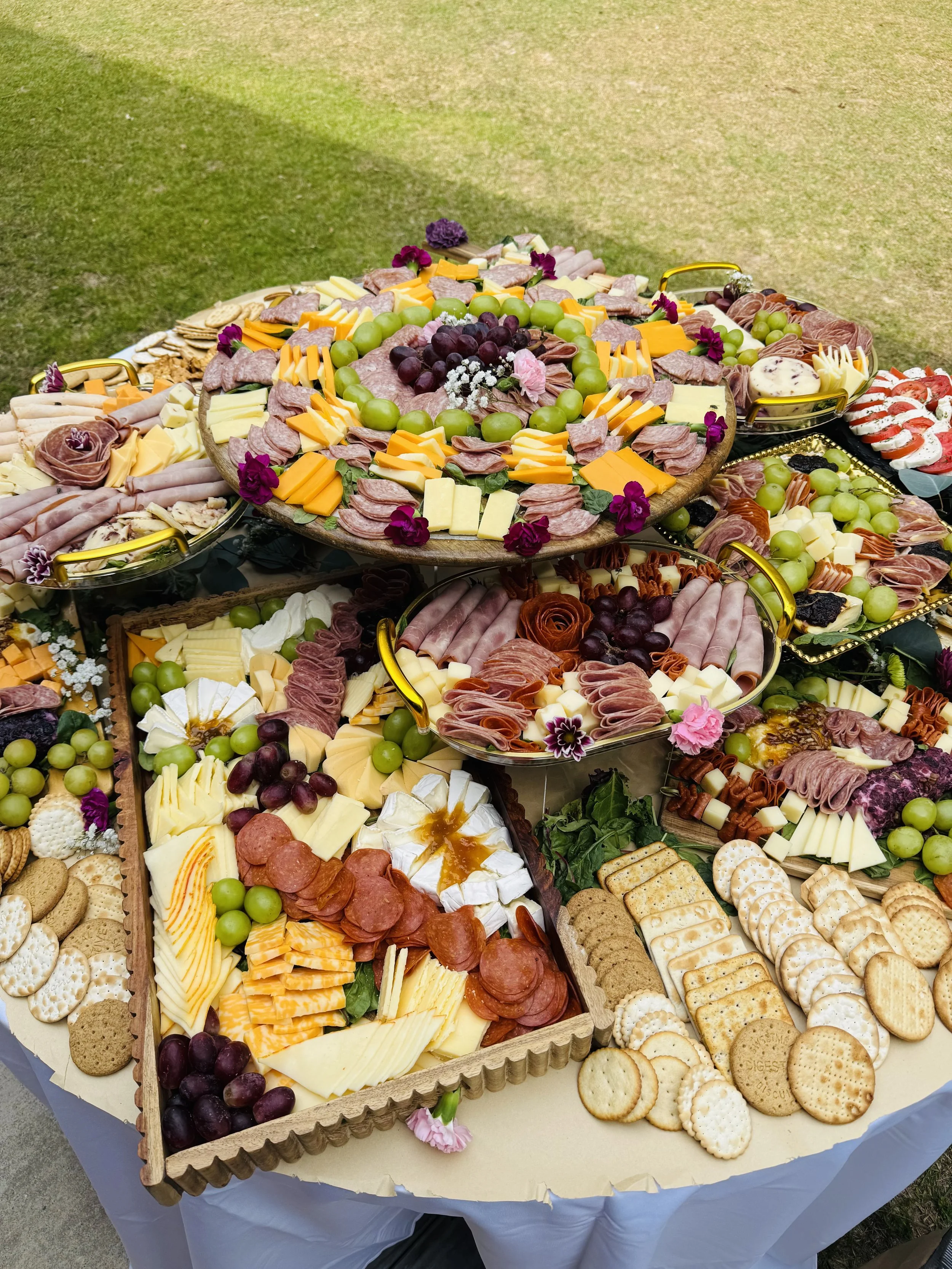 Professionally plated entree from the Sass! catering kitchen