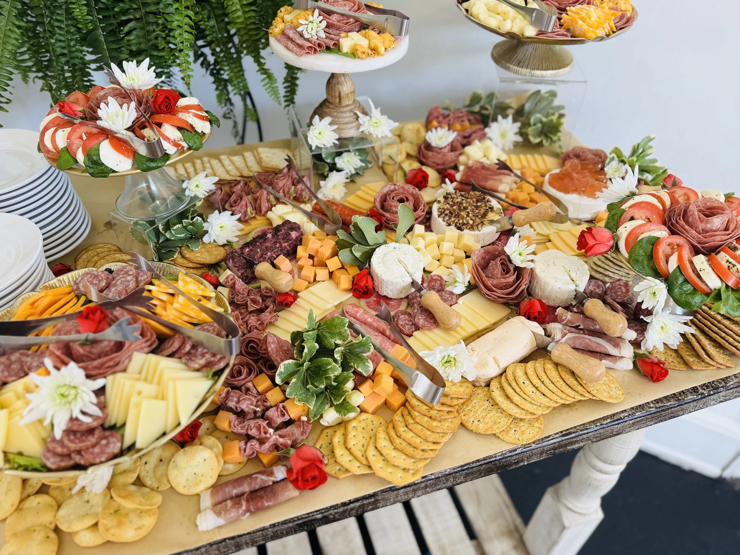 Chef-prepared plated dish showcasing Sass! catering presentation